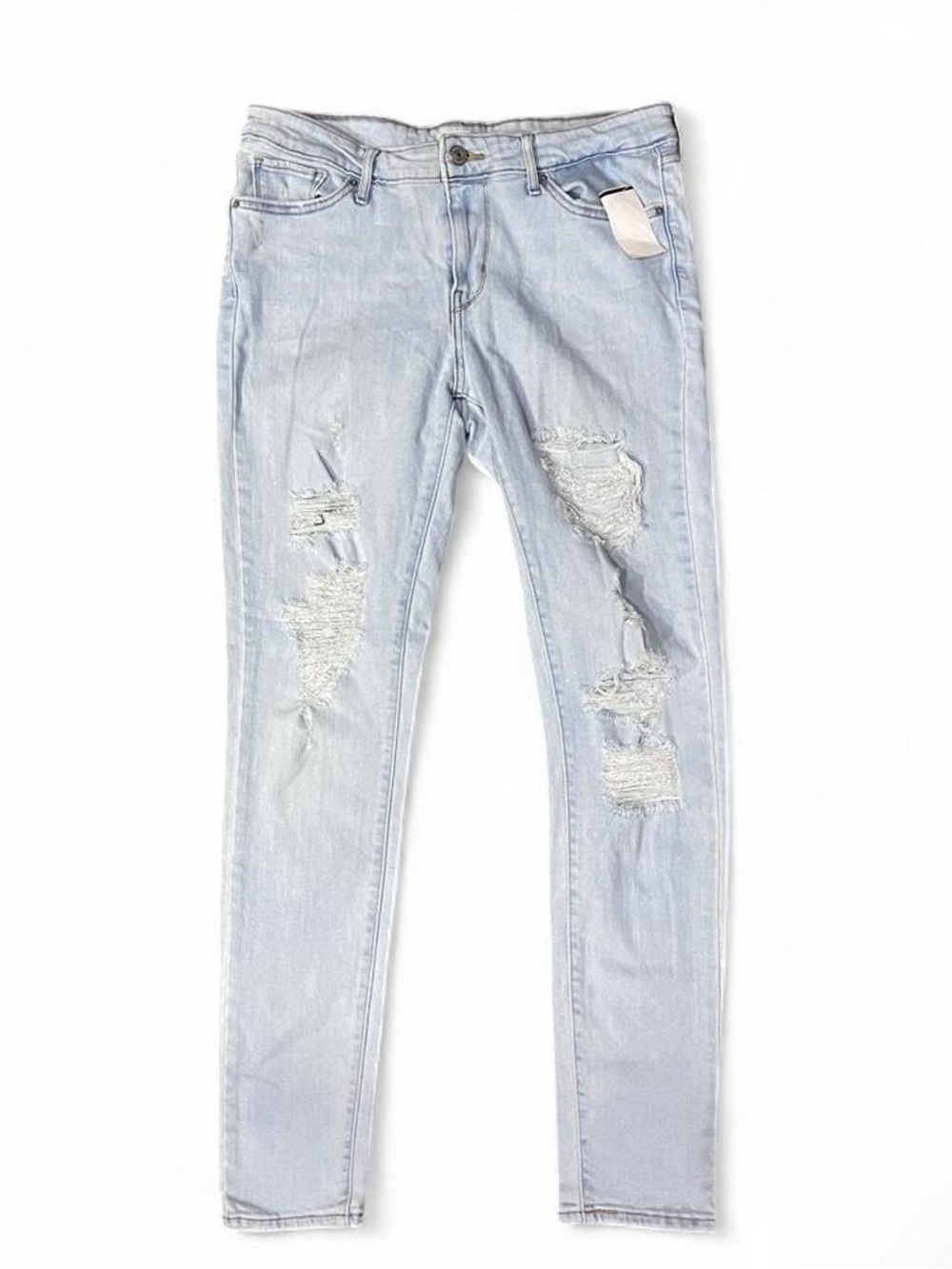 Levi's Light Blue Ripped Skinny Jeans